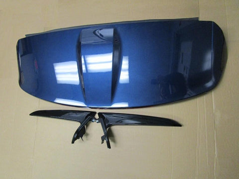 2016-2017 Lincoln MKX Blue Jean Metallic Tail Gate Roof Spoiler Wing w/ Camera