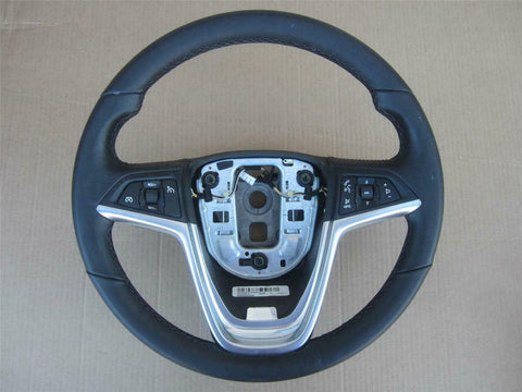 Used 2012 2013 2014 2015 2016 2017 Buick Verano Black Leather Steering Wheel 20920594