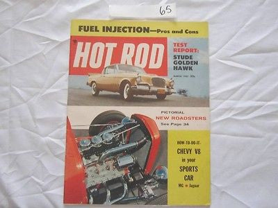 Hot Rod Magazine March 1957 Stude Golden Hawk '32 Ford Coupe Meticulous Merc