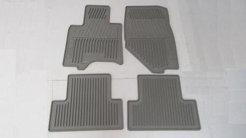 OEM 2013 Infiniti EX37 4 Pcs All Weather Light Gray Rubber Floor Mat 999E1-5Z001