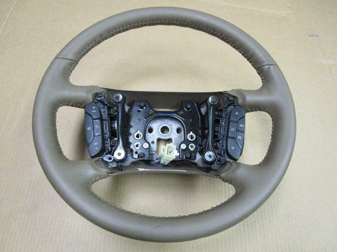 Used OEM 2006 Buick Lucerne Cashmere Leather Steering Wheel 15846412