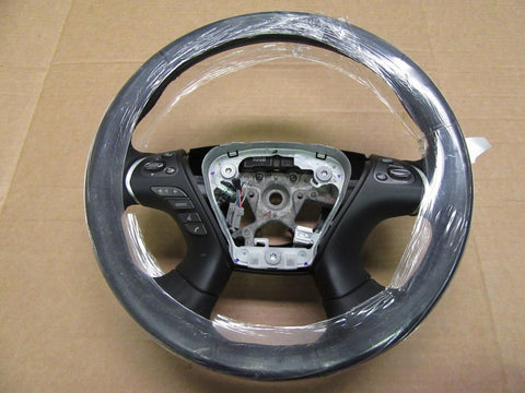 OEM 2015 Infiniti QX60 Black Leather Steering Wheel 484309NA1A