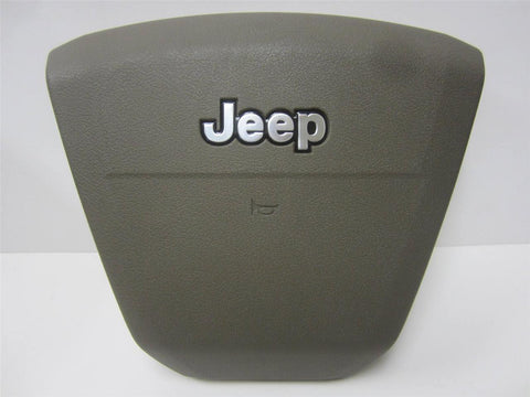 OEM Mopar Jeep Steering Wheel Cover Center Horn Cap Dark Pebble Beige