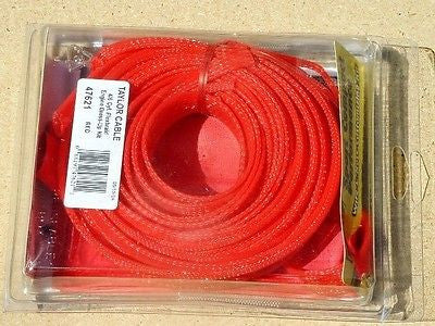 43' Ft Flex Braided Hose Wire Cable & Line Cover Sleeving Kit w Heat Shrink Red