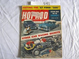 Hot Rod Magazine January 1957 '57 Ford 500 '41 Ford '54 Olds V8 '57 Merc