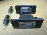 GM License Plate Light Lamp Assembly w/ Bulb New OEM 13590043 Set of 2 Two