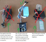 1992-1995 Honda Civic EX LX Si Manual 5 Speed White Face Glow Gauges 9RPM 120MPH