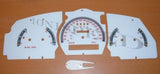 98 99 00 Ford Explorer Ranger No RPM White Face Gauges