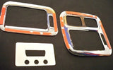 96 97 98 Honda Civic Center Console Alum Chrome Cover AC & Heater Trim Overlay