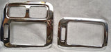 96 97 98 Honda Civic Center Console Alum Chrome Cover AC & Heater Trim Overlay