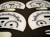 4 Lot OF 98-04 AT VW Beetle Bug White Face Gauge Gauges