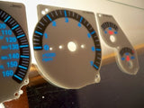 Kilometers Metric 160KPH 93 94 95 Grand Cherokee White Face Gauges Cluster Jeep