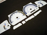 KPH Metric 1998 1999 2000 Toyota Tacoma w/RPM White Face Glow Through Gauges Kit