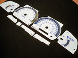 KPH Metric 1998 1999 2000 Toyota Tacoma w/RPM White Face Glow Through Gauges Kit