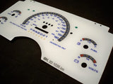 1995 1996 1997 Chevrolet S10 Blazer White Face Glow Through Gauges KILOMETEMERS