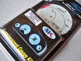 96-00 Honda Civic DX MT Manual Stick Shift White Face Cluster Glow Gauges NO/RPM