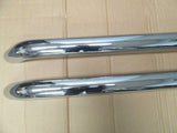 OEM 2008-2015 Nissan Titan Crew Cab Chrome Bed Tube Rails Set 999T7-WQ900CC