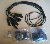 ACCEL 7540k Spark Plug Wires Wire Black 5MM Straight Boots 150 Ohms FERRO-SPIRAL