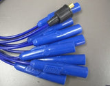 ACCEL 7540B  Spark Plug Wires Blue 5MM Straight Boots 150 Ohms FERRO-SPIRAL