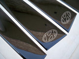 OEM Genuine 2010 Hyundai Tucson B-Pillar Trim Black 4 Piece Set