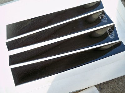 OEM Genuine 2010 Hyundai Tucson B-Pillar Trim Black 4 Piece Set