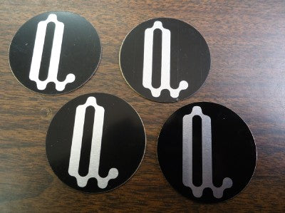 Paradyme Hubcaps Wire Wheels Center Cap Stickers 2.32"