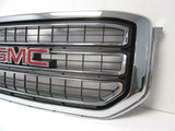 OEM 2015 2016 2017 GMC Yukon XL Chrome Front Grille Grill With Red Emblem