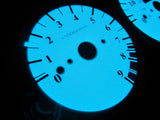 1992-1995 Honda Civic EX LX Si Manual 5 Speed White Face Glow Gauges 9RPM 120MPH
