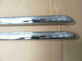 OEM 2008-2015 Nissan Titan Crew Cab Chrome Bed Tube Rails Set 999T7-WQ900CC