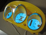 1996-2000 Honda Civic DX Automatic AT Glow Gauges & Yellow Cluster Euro Dash