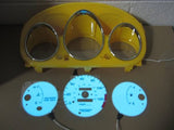 1996-2000 Honda Civic DX Manual MT Stick Glow Gauges & Yellow Cluster Euro Dash