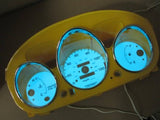 1996-2000 Honda Civic DX Manual MT Stick Glow Gauges & Yellow Cluster Euro Dash