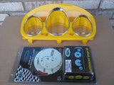 1996-2000 Honda Civic DX Manual MT Stick Glow Gauges & Yellow Cluster Euro Dash