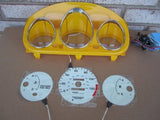 1996-2000 Honda Civic DX Manual MT Stick Glow Gauges & Yellow Cluster Euro Dash