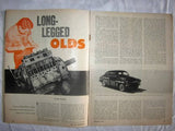 Hot Rod Magazine January 1957 '57 Ford 500 '41 Ford '54 Olds V8 '57 Merc