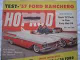 Hot Rod Magazine July 1957 '57 Ranchero '34 Ford '52 Chevy