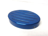 1992-2000 Honda Civic Oil Cap Cover, Battery Strap, & Solenoid Cover Blue Combo