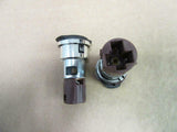 Two (2) OEM GM Auxillary Accessory Power Outlet Cigarette Lighter w/ Caps 25774623