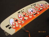 95-99 Dodge Neon Flame Indiglo White Face Glow Gauges W/ RPM Manual & Automatic
