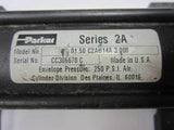 Parker Series 2A 01.50 C2AU14A 3.000 250 PSI Heavy Duty Pneumatic Cylinder USED