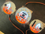 96-00 Honda Civic DX Automatic AT Transmission Flamed White Face Glow Gauges Kit