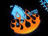 96-00 Honda Civic DX Automatic AT Transmission Flamed White Face Glow Gauges Kit