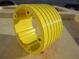 2" Billet Extension Grant APC Steering Wheel 3-5 Hole Hub Adapter Spacer Yellow