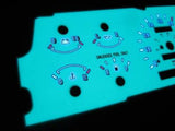 MPH 93 94 MAZDA B2300 B3000 B4000 Ranger Explorer White Face Glow Gauges