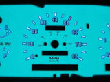 MPH 93 94 MAZDA B2300 B3000 B4000 Ranger Explorer White Face Glow Gauges