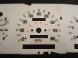 MPH 93 94 MAZDA B2300 B3000 B4000 Ranger Explorer White Face Glow Gauges