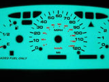 95-99 Dodge Neon White Face Glow Gauges W/ RPM Manual & Automatic Transmission