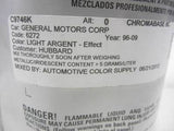 1/2 Oz GM Touch up Paint w Clear Coat Dupont WA6272 C9746 Light Argent Effect