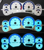 KPH 1998-2003 GMC Sonoma Chevrolet S10 & Blazer MT Stick White Face Glow Gauges