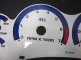 KPH 1998-2003 GMC Sonoma Chevrolet S10 & Blazer MT Stick White Face Glow Gauges